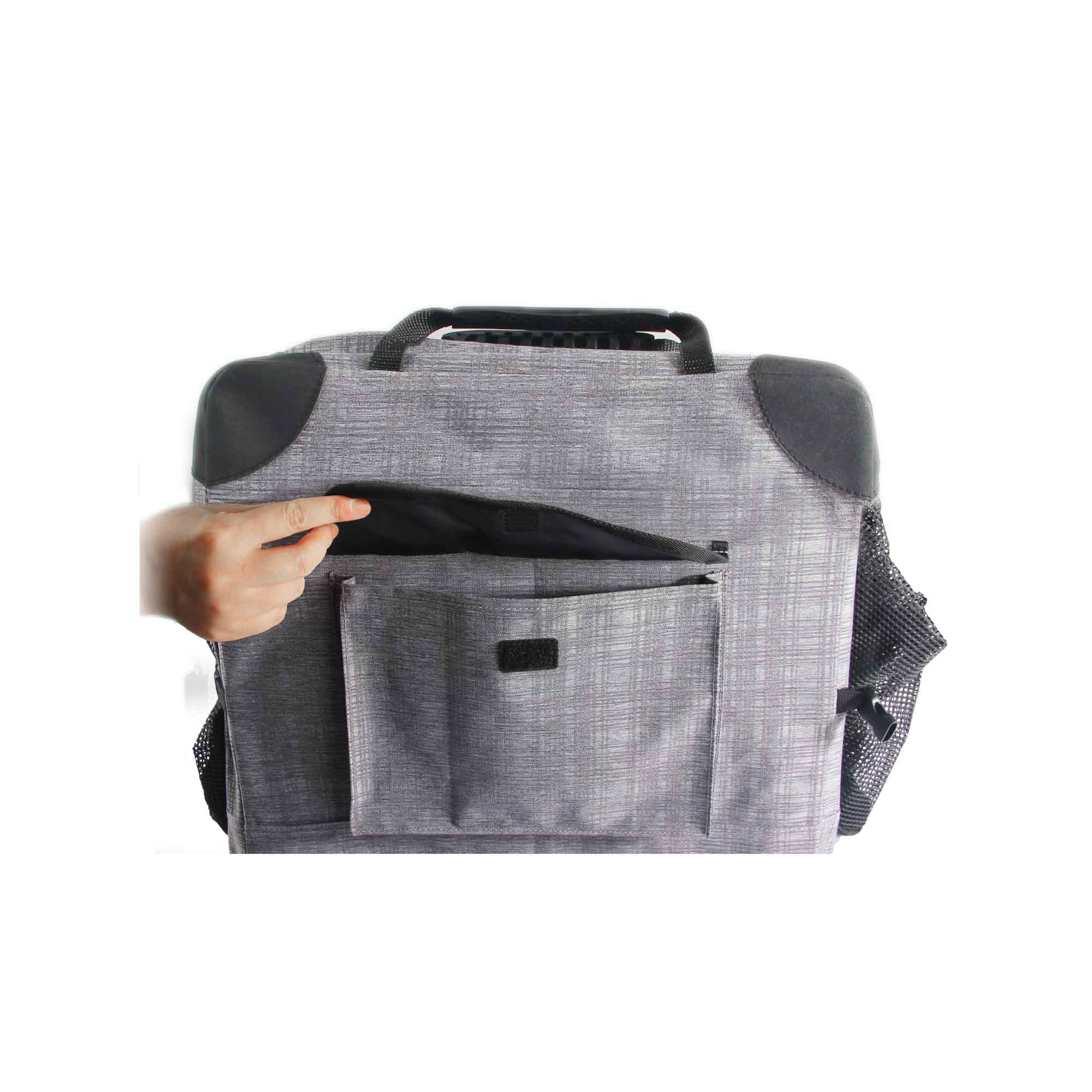 Collapsible Pet Travel Crate - Large Dog Cat Soft Foldable Portable Car Carrier-8