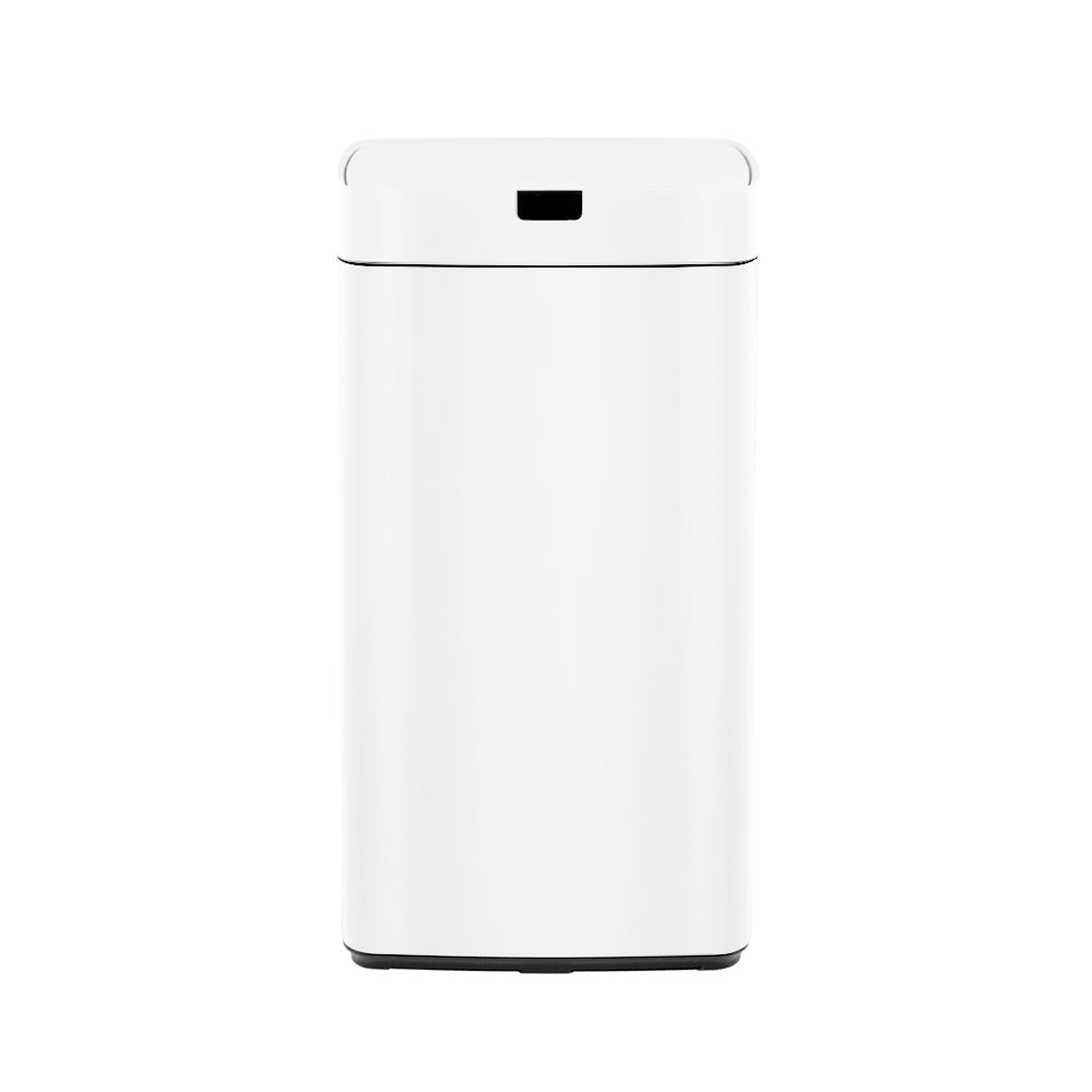 Devanti 45L Sensor Bin White-2