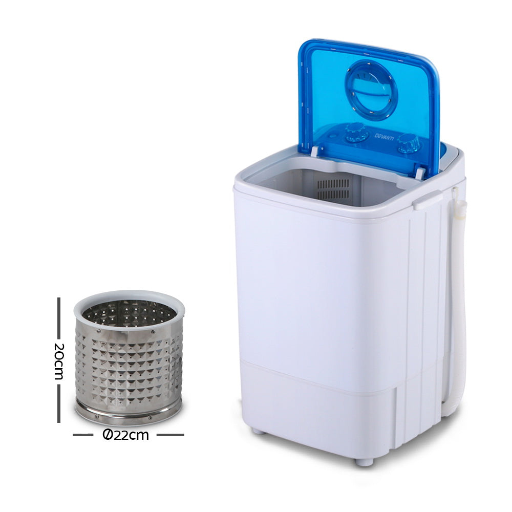 Devanti 4.6KG Mini Portable Washing Machine-2