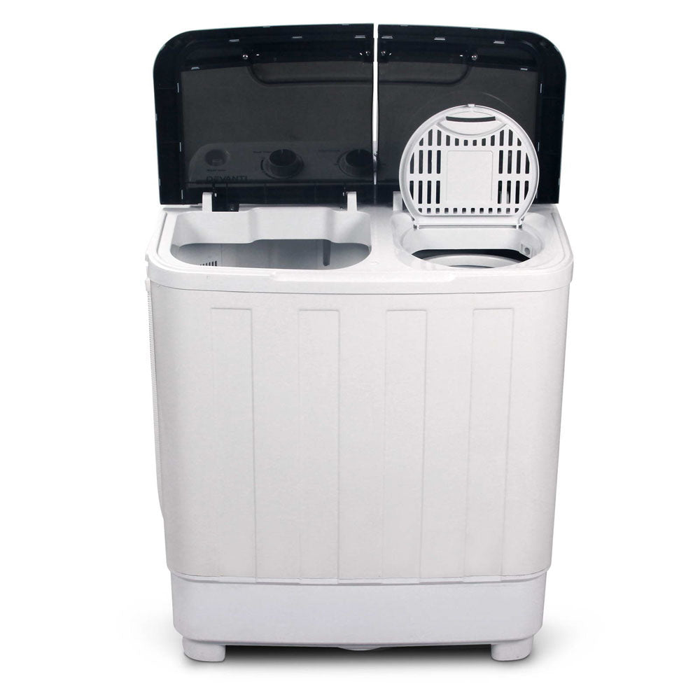 Devanti 5KG Mini Portable Washing Machine - White-3