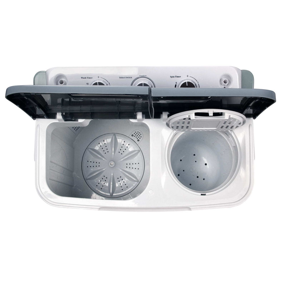 Devanti 5KG Mini Portable Washing Machine - White-5