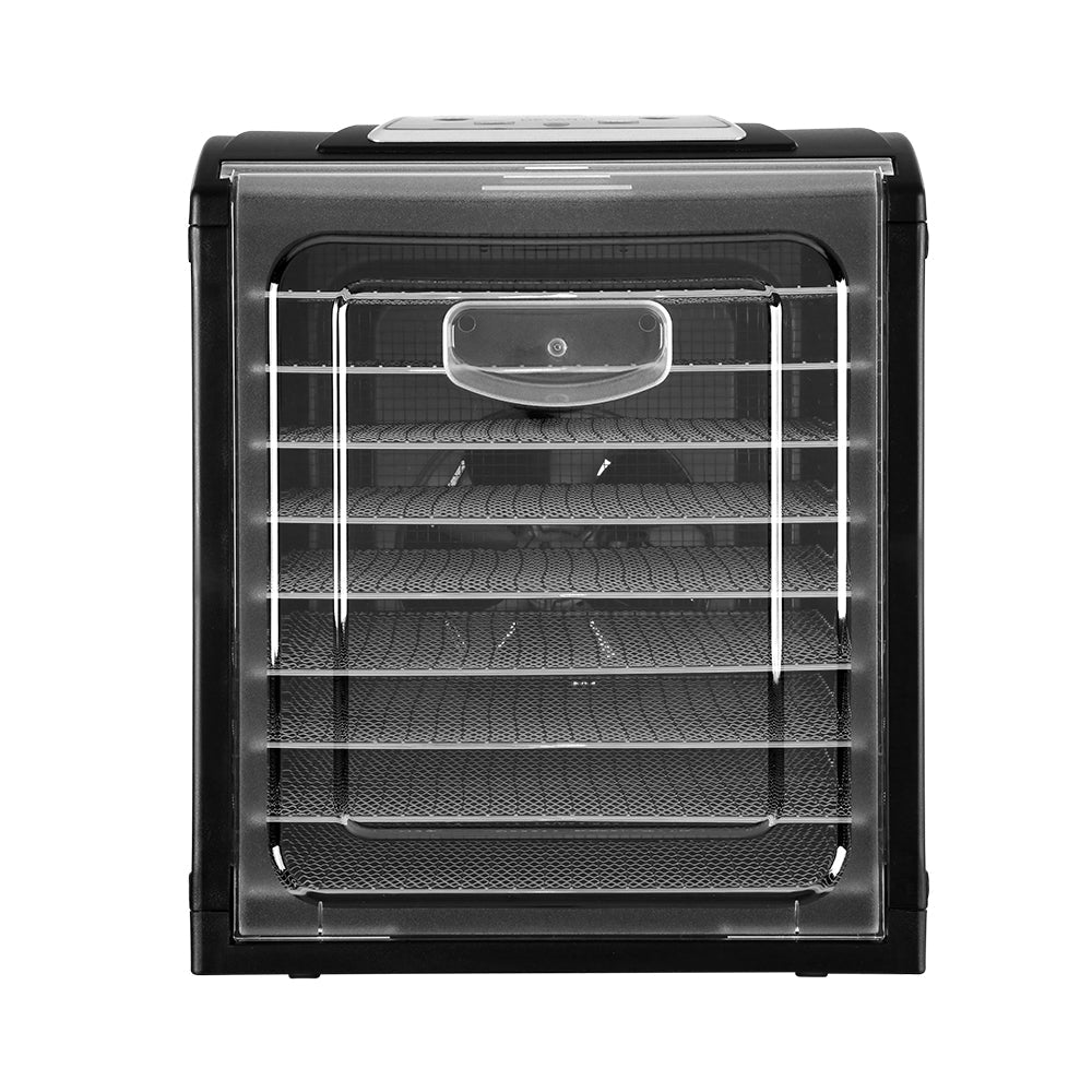 Devanti 9 Tray Food Dehydrators Commercial Beef Jerky Maker Fruit Dryer Black-2