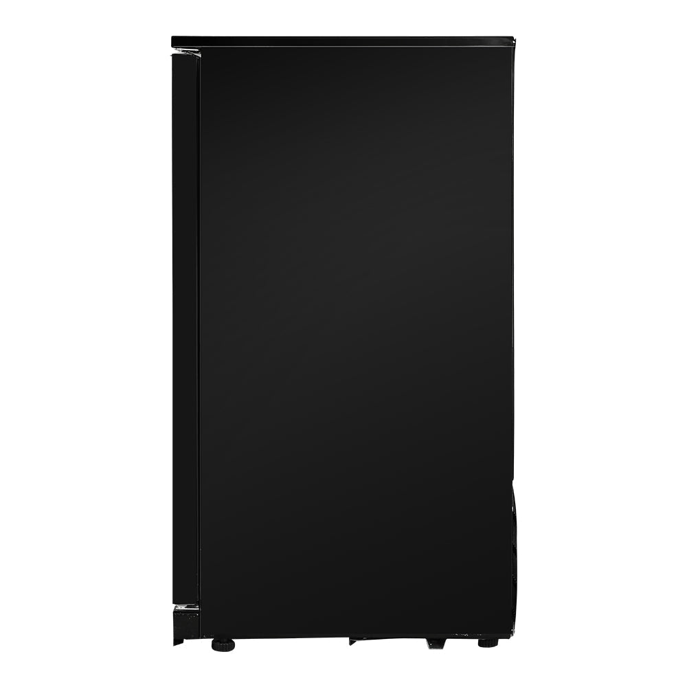 Devanti Bar Fridge 2 Glass Door Commercial Display Freeer Drink Beverage Cooler Black-3
