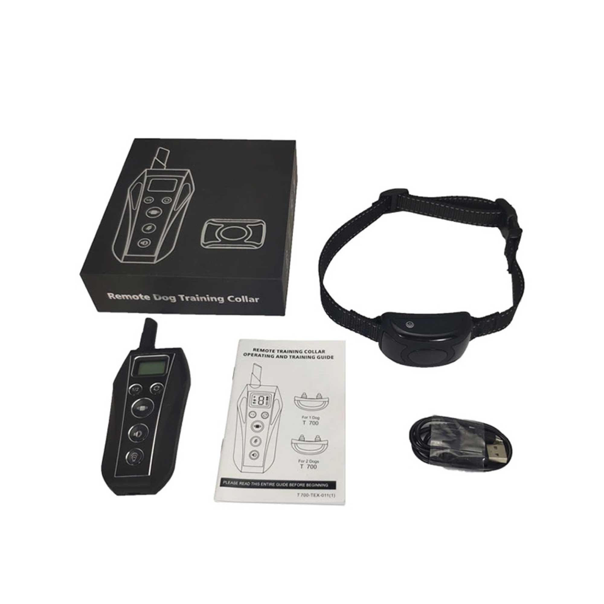 Dog Bark Collar - 1x 600m Range Receiver Vibration IPX7 Waterproof Training Aid-10