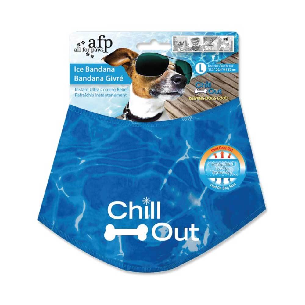 Dog Cooling Bandana - Chill Out Pet Neck Collar Scarf - All For Paws-2