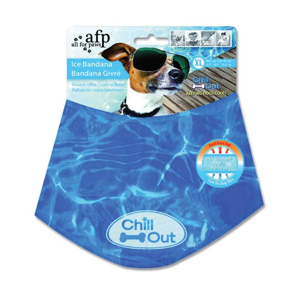 Dog Cooling Bandana - Chill Out Pet Neck Collar Scarf - All For Paws-3
