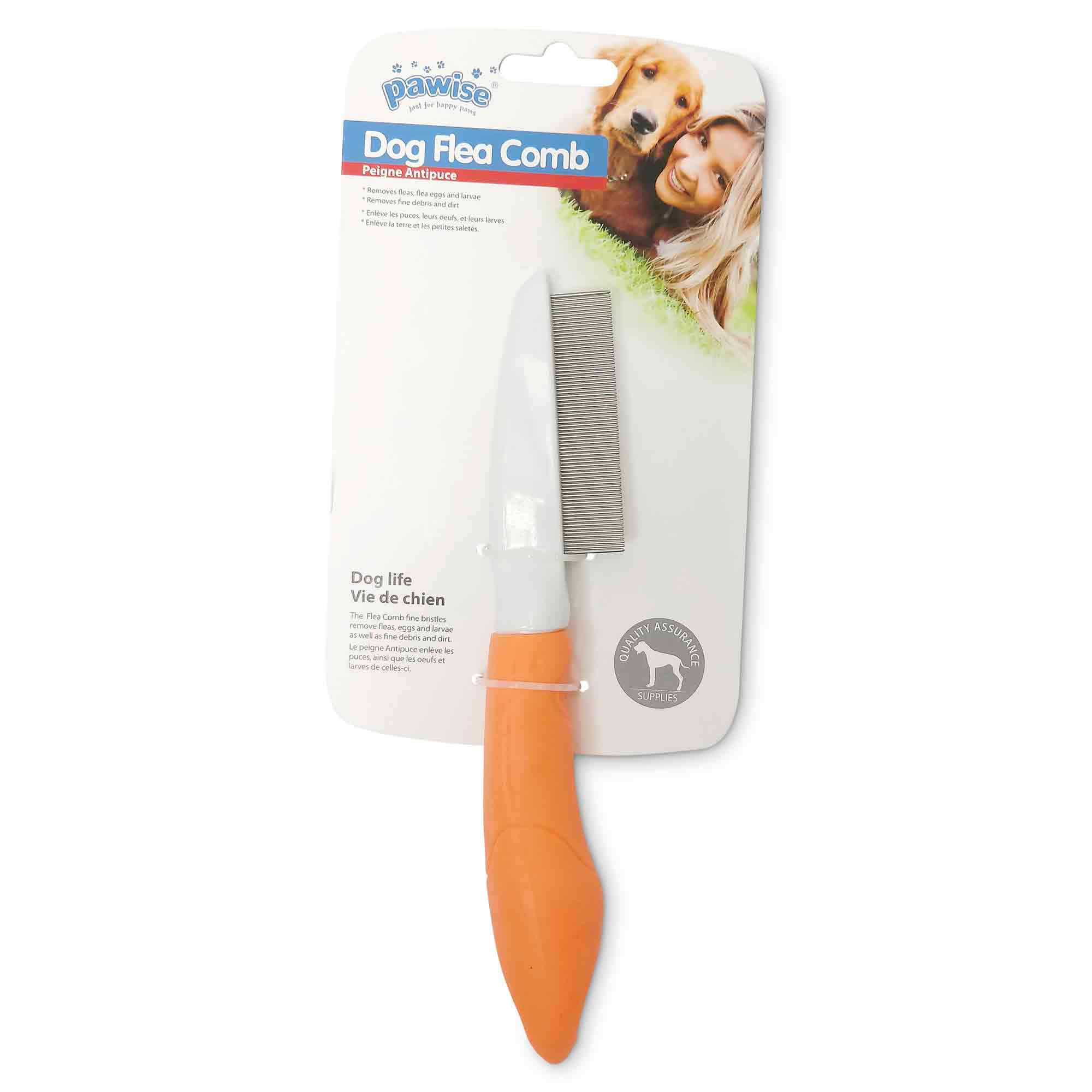 Dog Flea Comb Metal Bristle Brush Remove Eggs Larvae Dirt Debris Pet Cats Tool-2