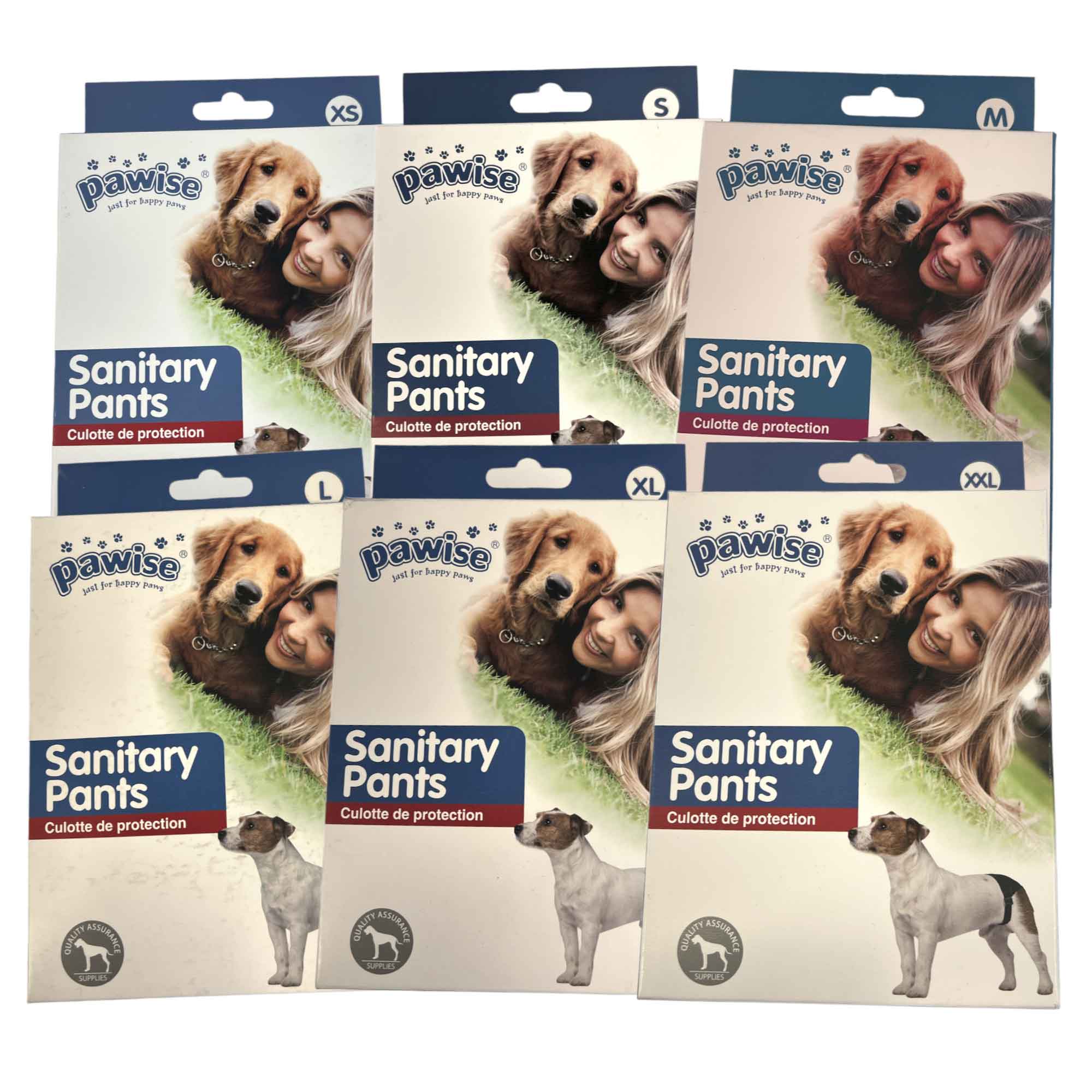 Dog Period Sanitary Pants - Female Puppy Heat Urination In Season Hygiene Diaper-0