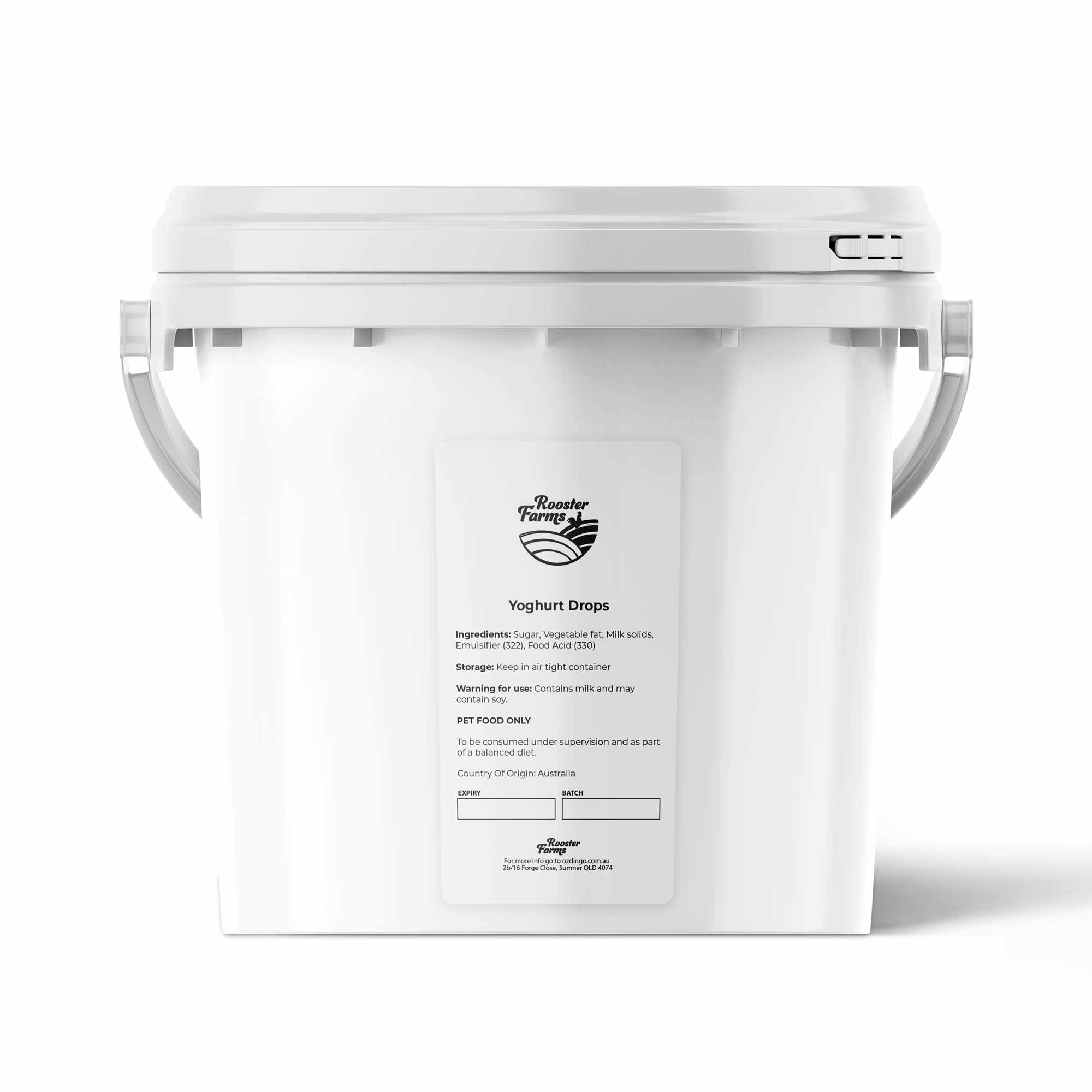 Dog Treat Yoghurt Drops Buckets - Natural Flavoured Australian Puppy Melts-0