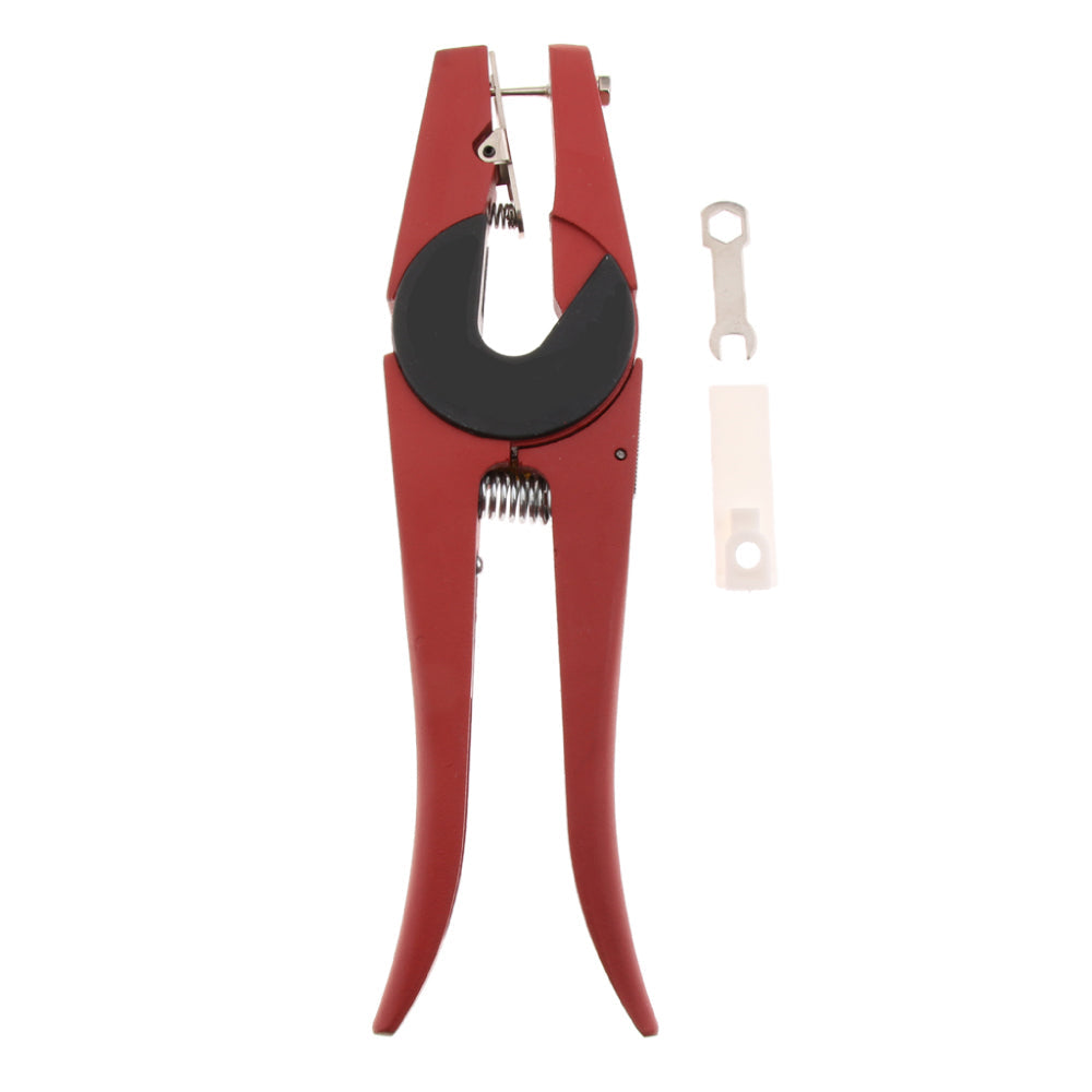 Ear Tag Applicator Plier - Metal Livestock Animal Cattle Punch Tagger Tool-0