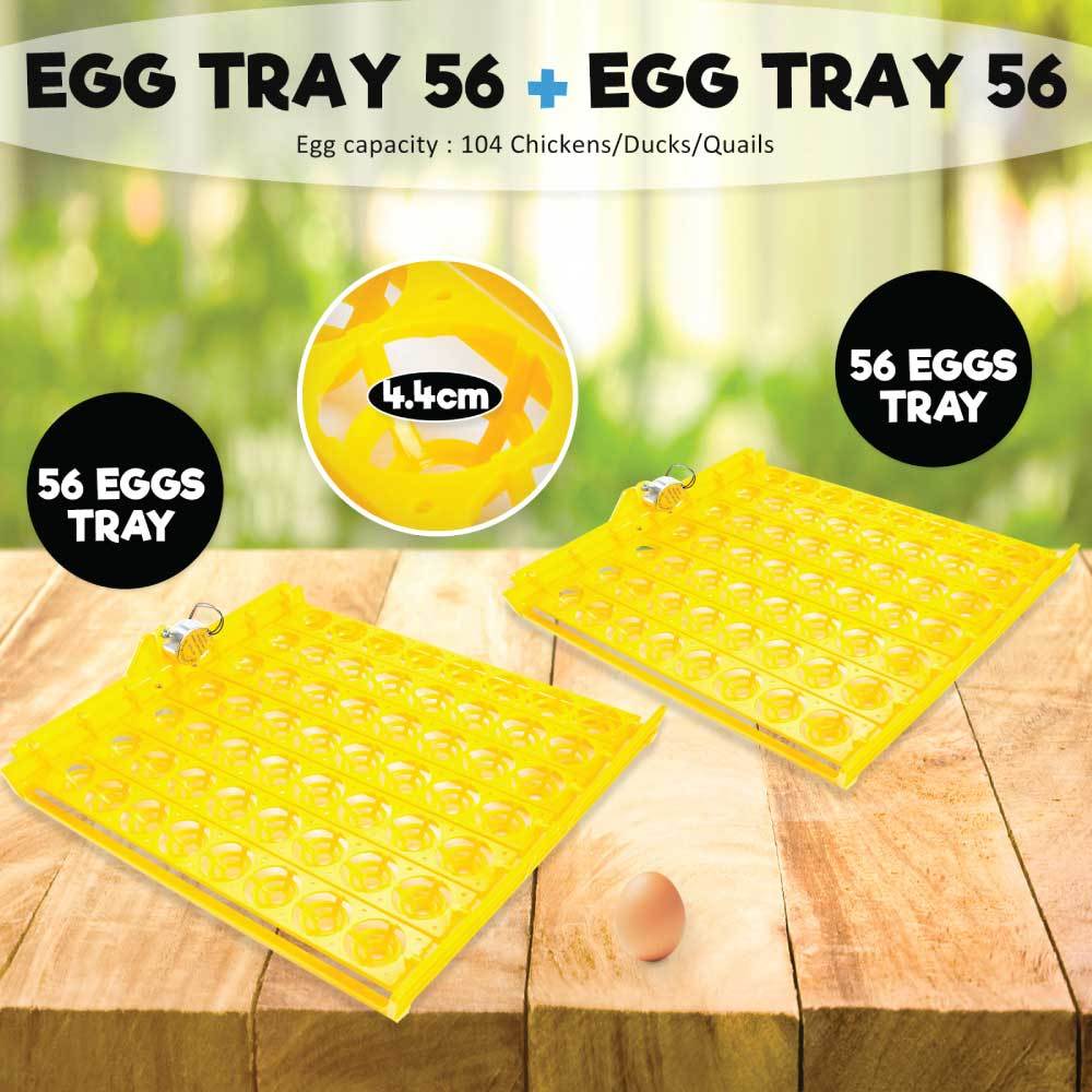 Electric 112 Egg Incubator + Accessories Hatching Eggs Chicken Quail Duck-9