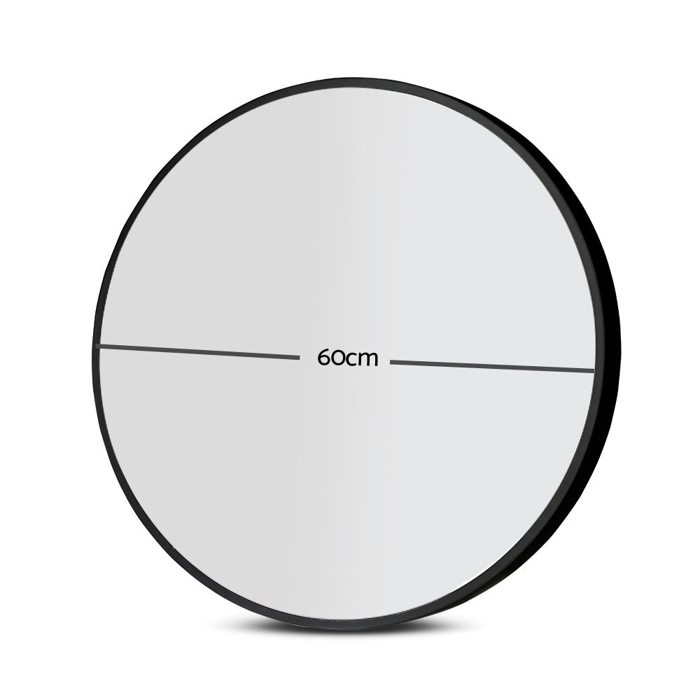 Embellir 60cm Wall Mirror Round Bathroom Makeup Mirror-1