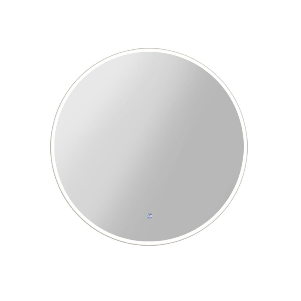Embellir 70CM LED Wall Mirror With Light Bathroom Decor Round Mirrors Vintage-0