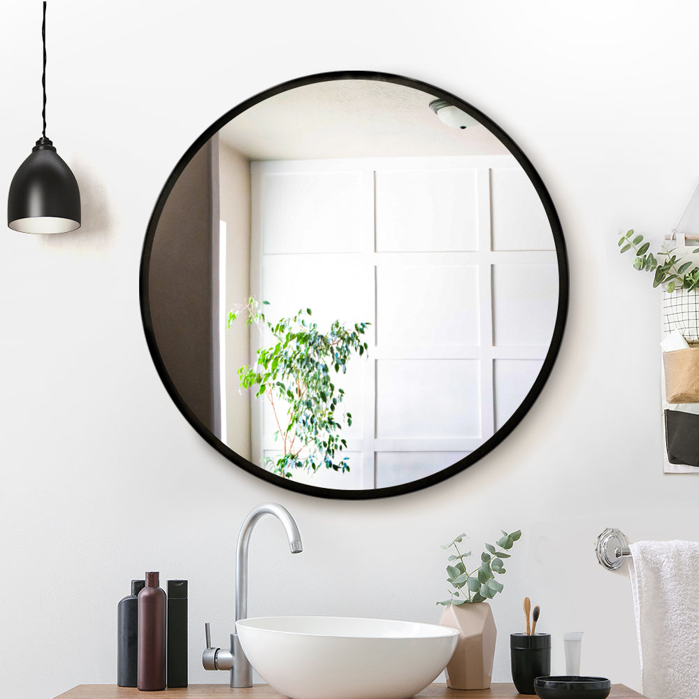Embellir 70cm Round Wall Mirror Bathroom Makeup Mirror-6