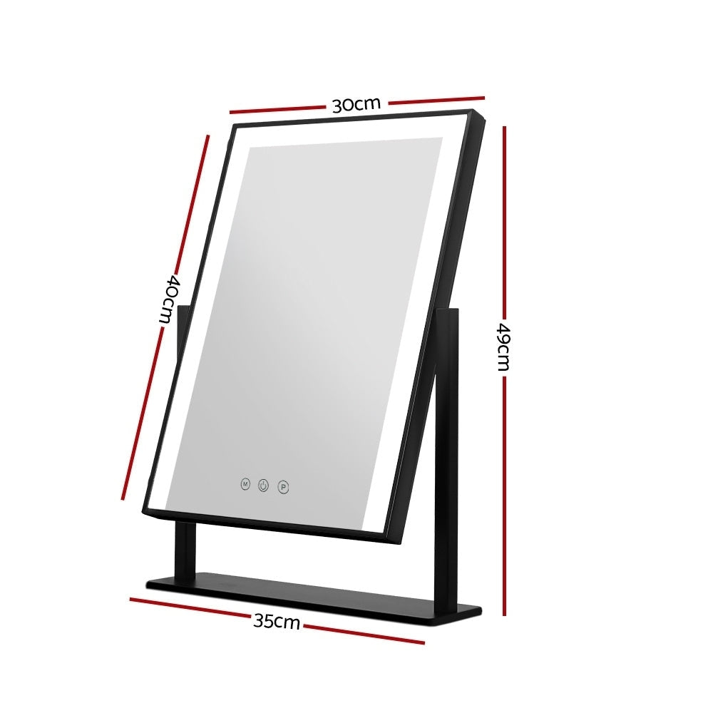 Embellir Hollywood Makeup Mirror With Light LED Strip Standing Tabletop Vanity-1