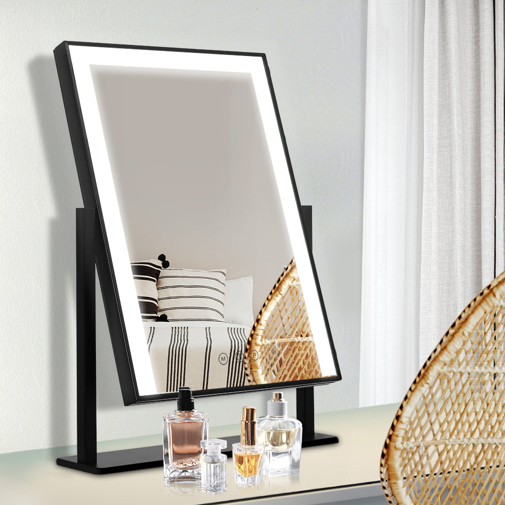 Embellir Hollywood Makeup Mirror With Light LED Strip Standing Tabletop Vanity-6