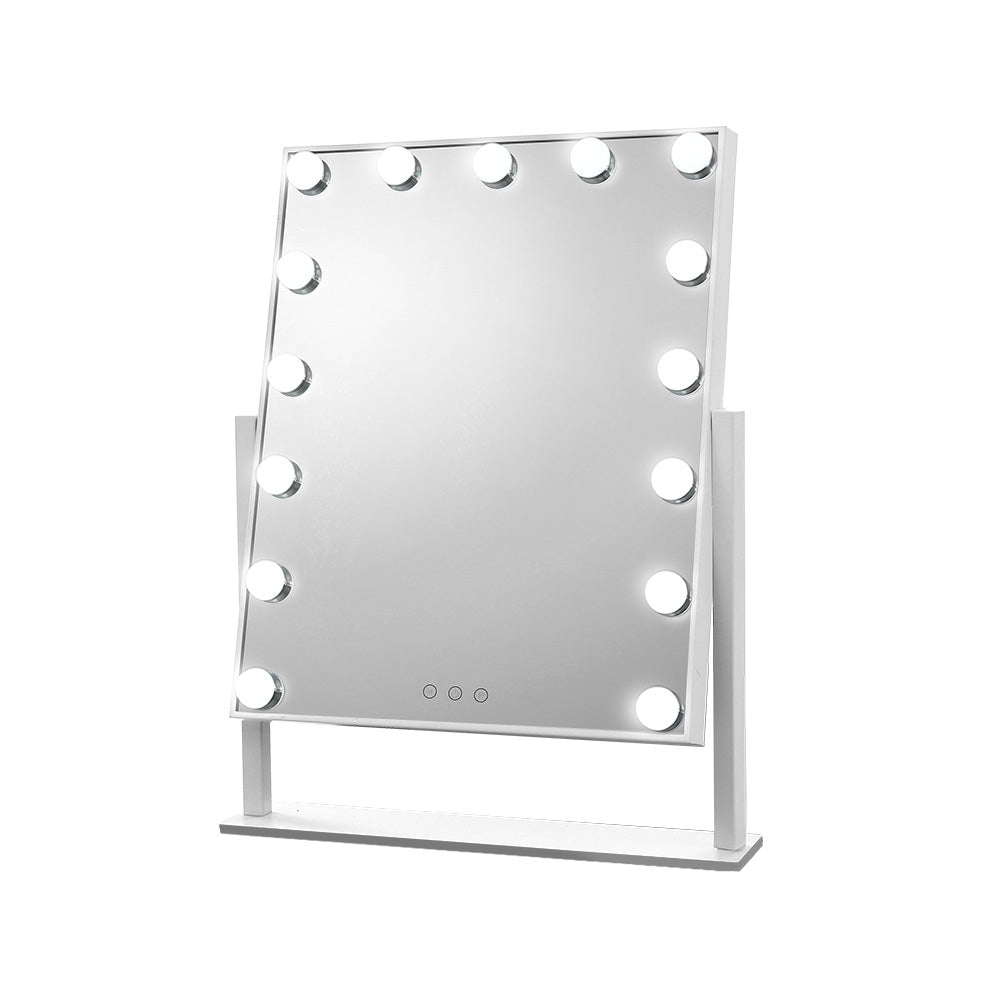 Embellir Hollywood Makeup Mirror with 15 Dimmable Bulb Lighted Dressing Mirror-0