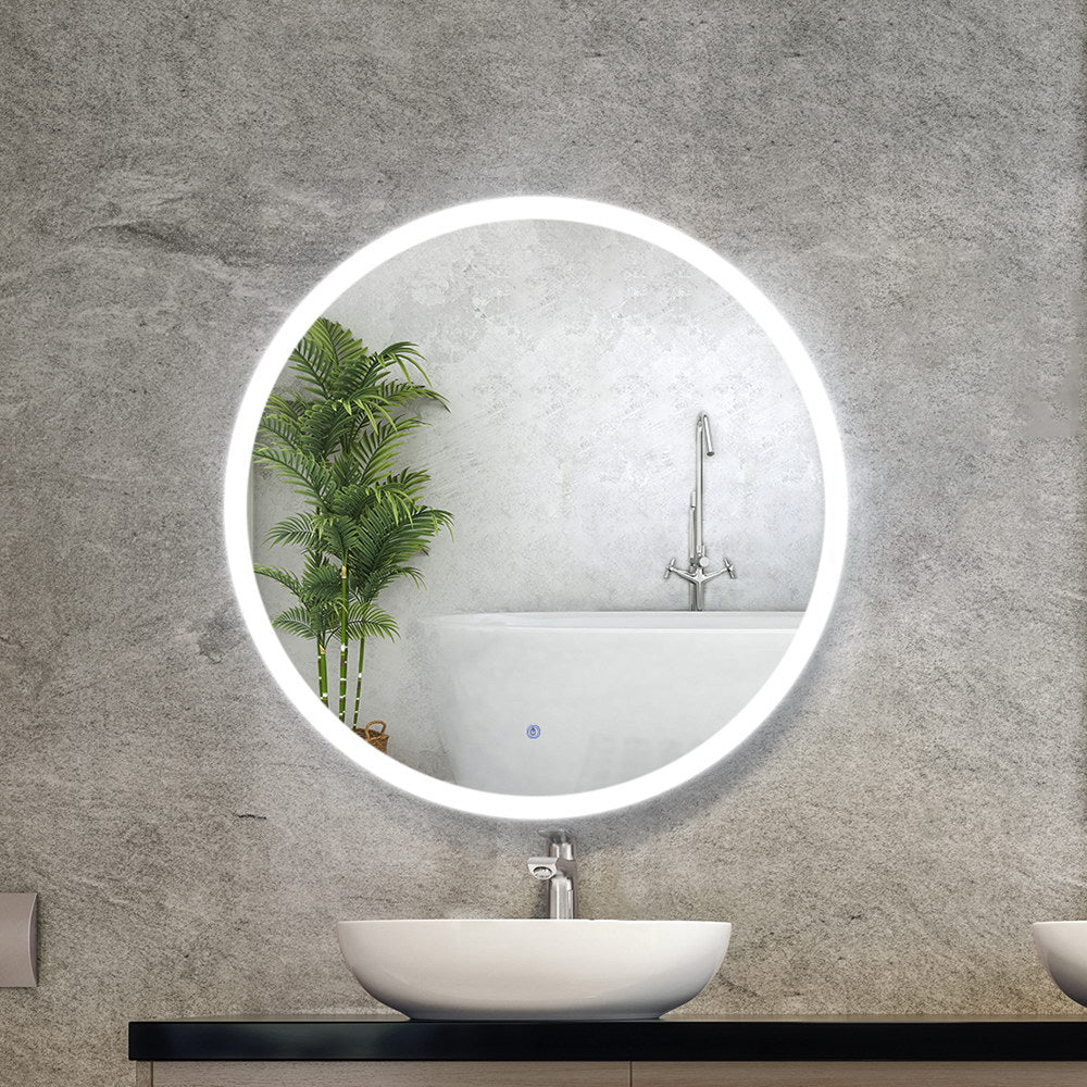 Embellir LED Wall Mirror Bathroom Light 80CM Decor Round decorative Mirrors-6
