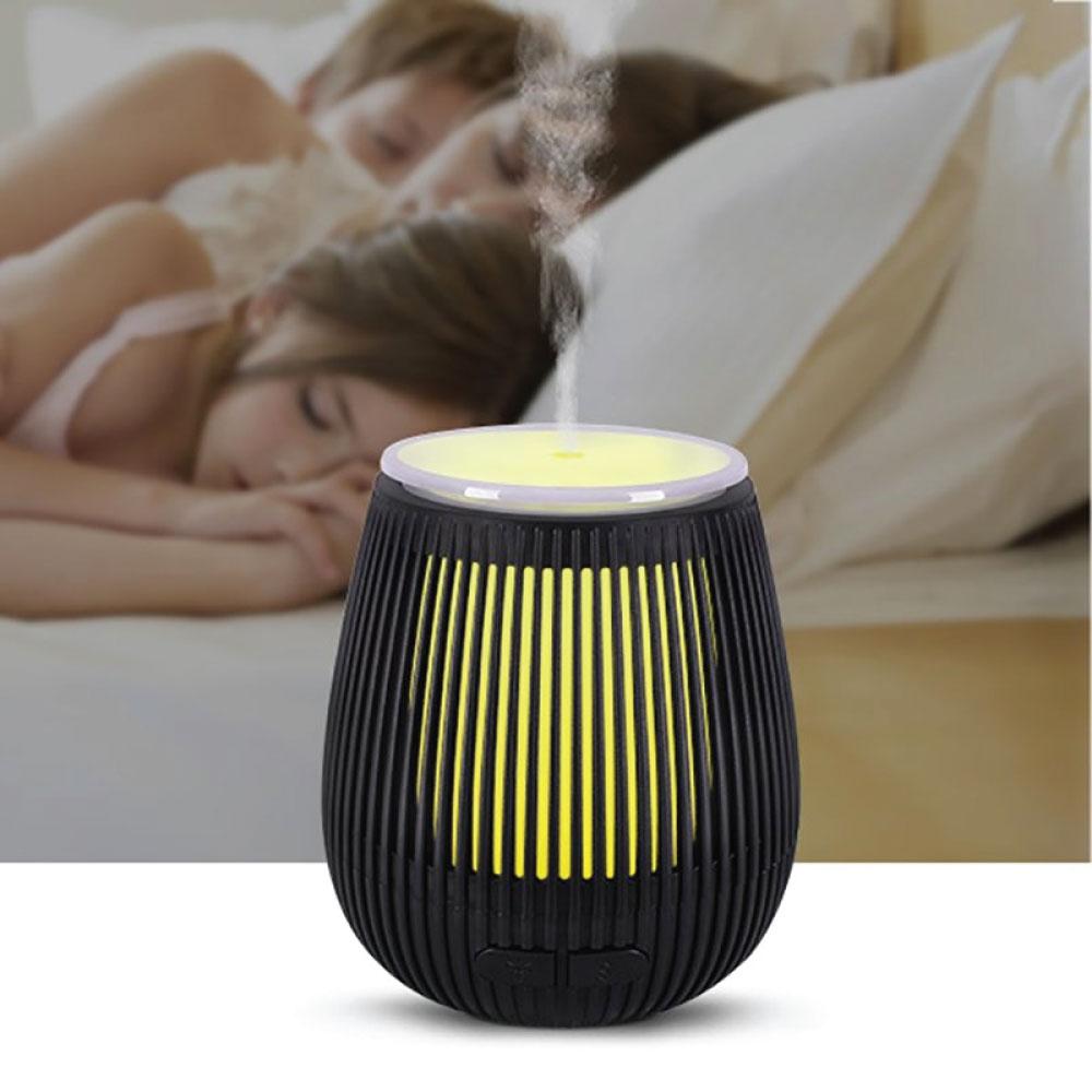 Essential Oil Aroma Diffuser USB - 100ml Black Portable Ultrasonic Car Humidifier-4