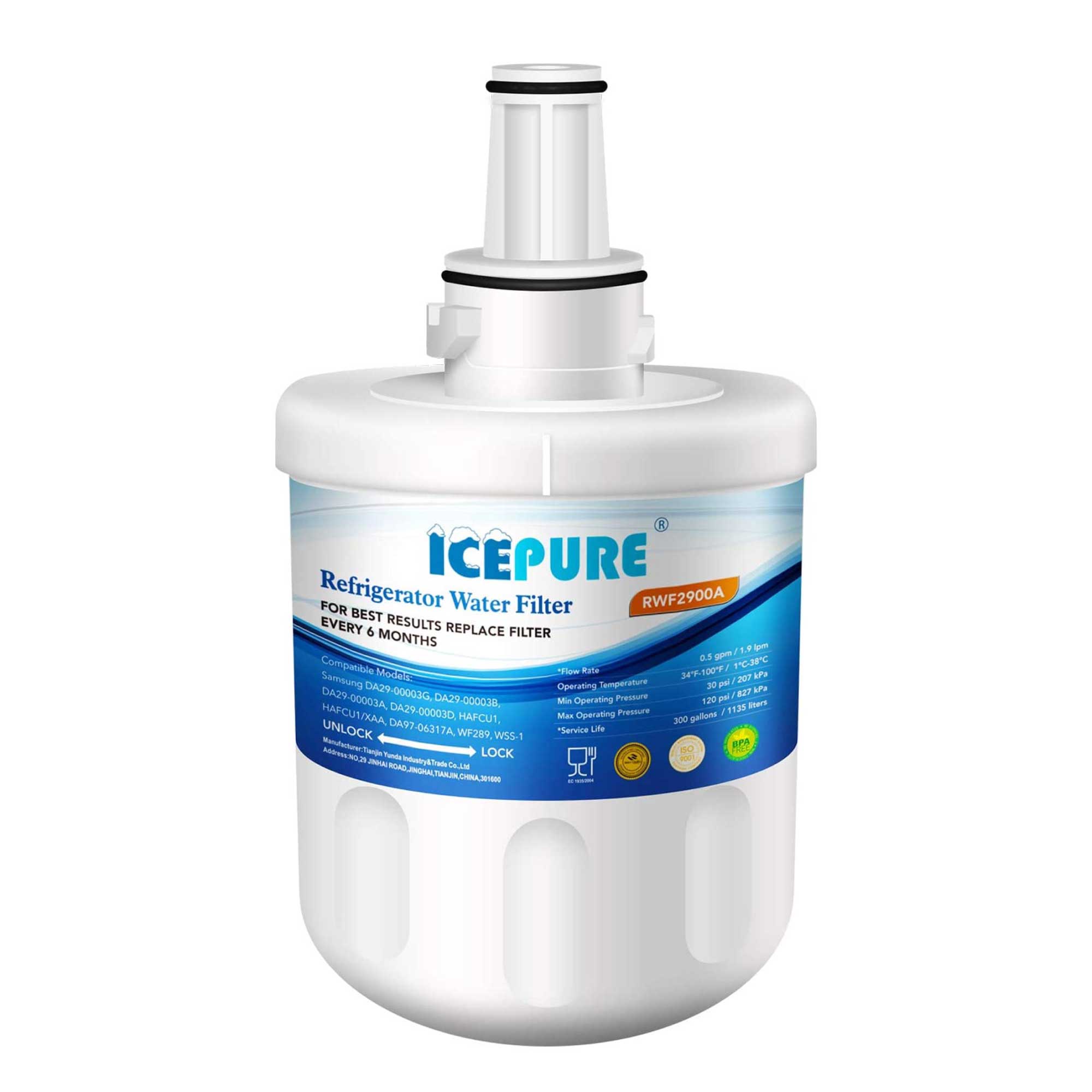 FRIDGE WATER FILTER RWF2900A RFC2900A 2 Steps For RFC1100A Icepure-0