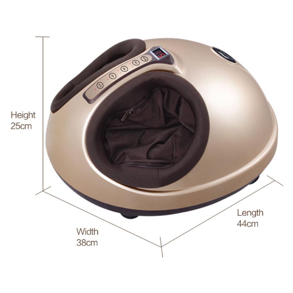 Foot Massager Machine Gold 3D Shiatsu Heat Kneading Pressing Relax Home Massage-2