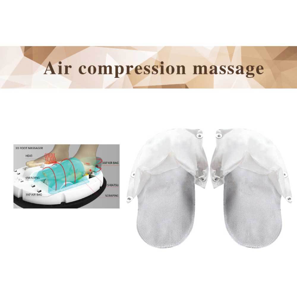 Foot Massager Machine Gold 3D Shiatsu Heat Kneading Pressing Relax Home Massage-7