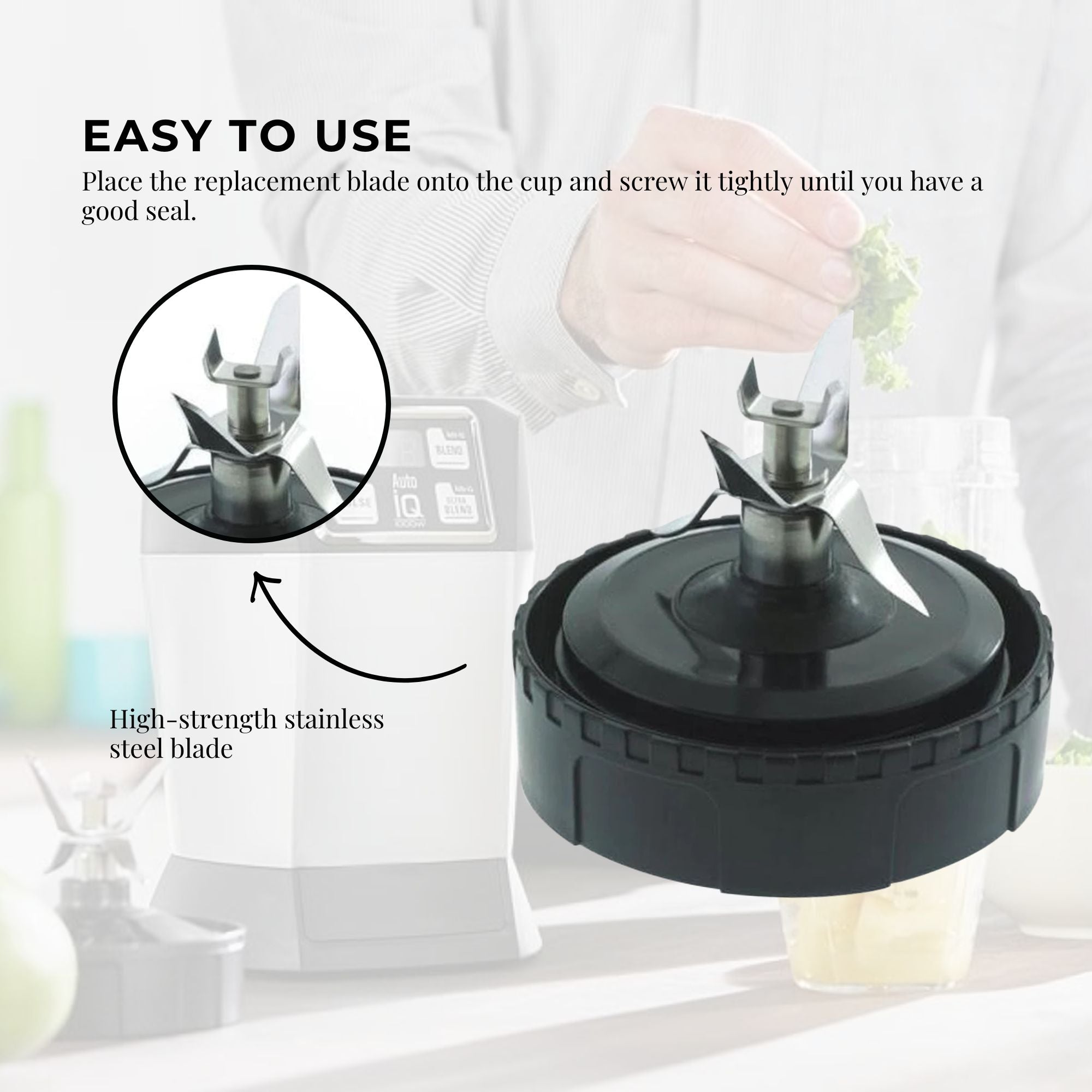 For Nutri Ninja 7 Fin Extractor Blade - Replacement Blender Juice Parts-4