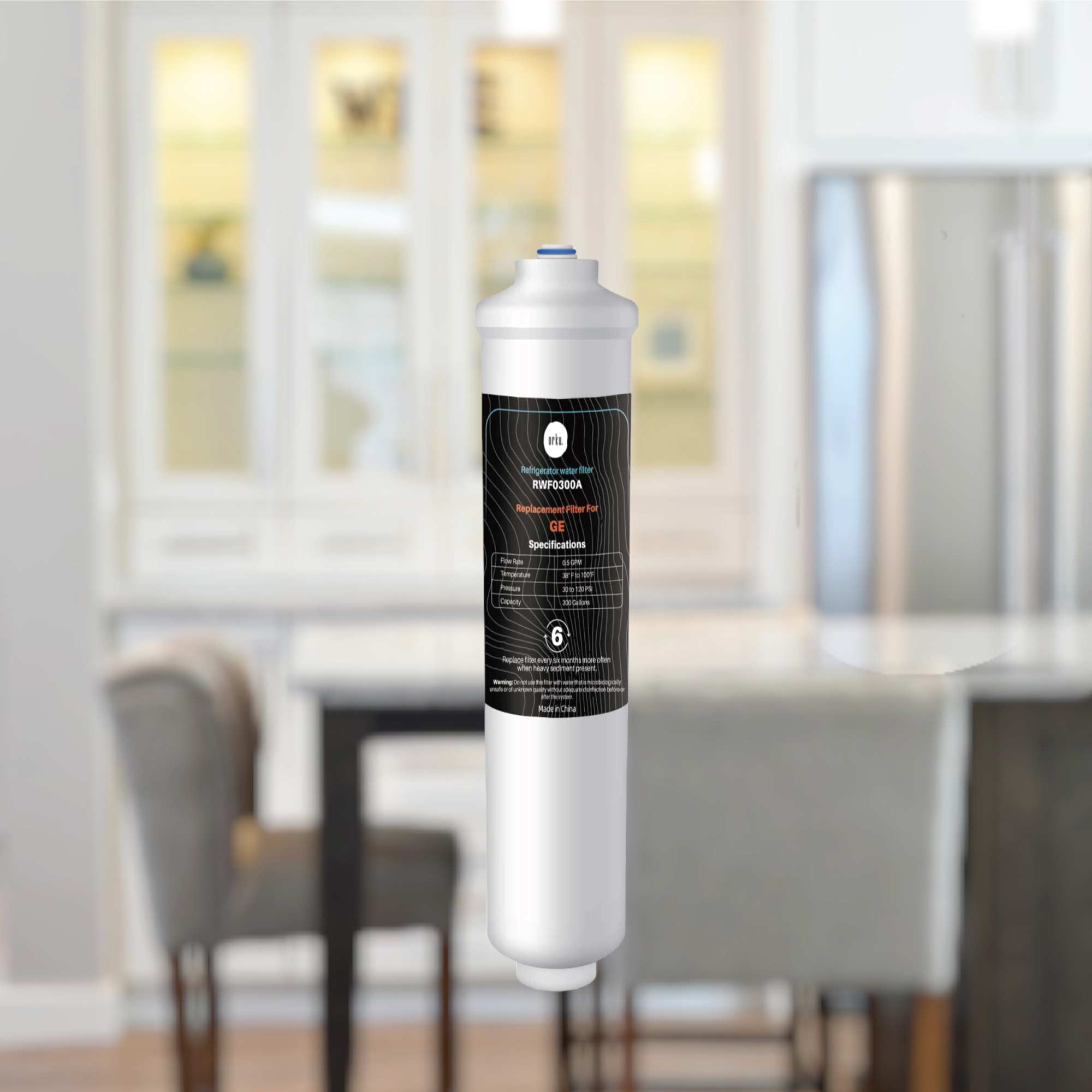 Fridge Water Filter - Universal External Cartridge Replacement - RWF0300A-1