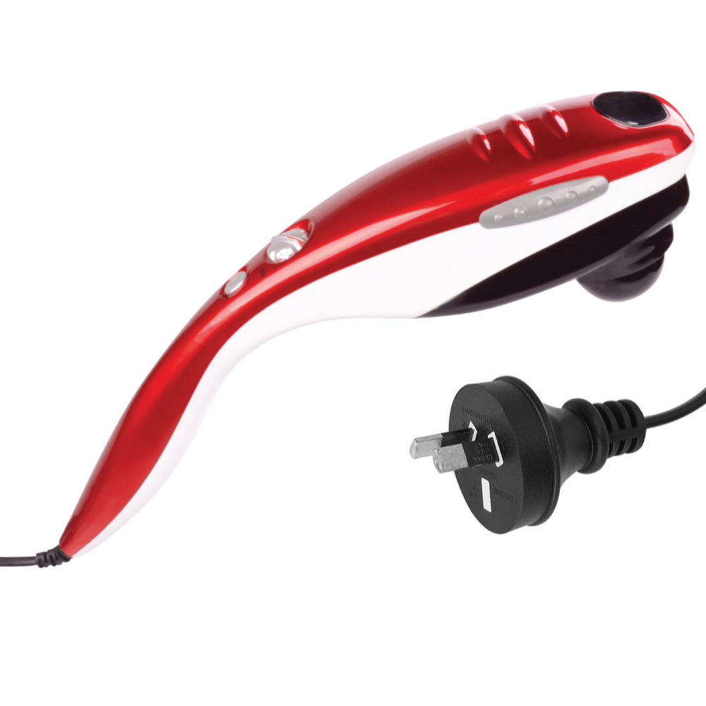 Full Body Handheld Massager - 6 Massage Heads Neck Shoulder Back Legs-0