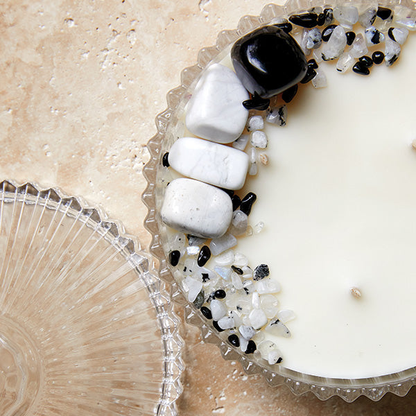 Full Moon Crystal Candle - Extra Large-0