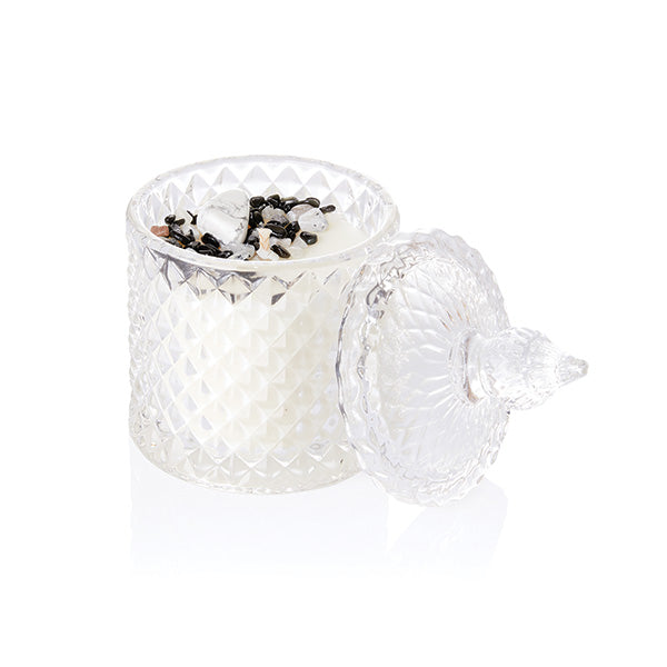 Full Moon Crystal Candle - Medium-3
