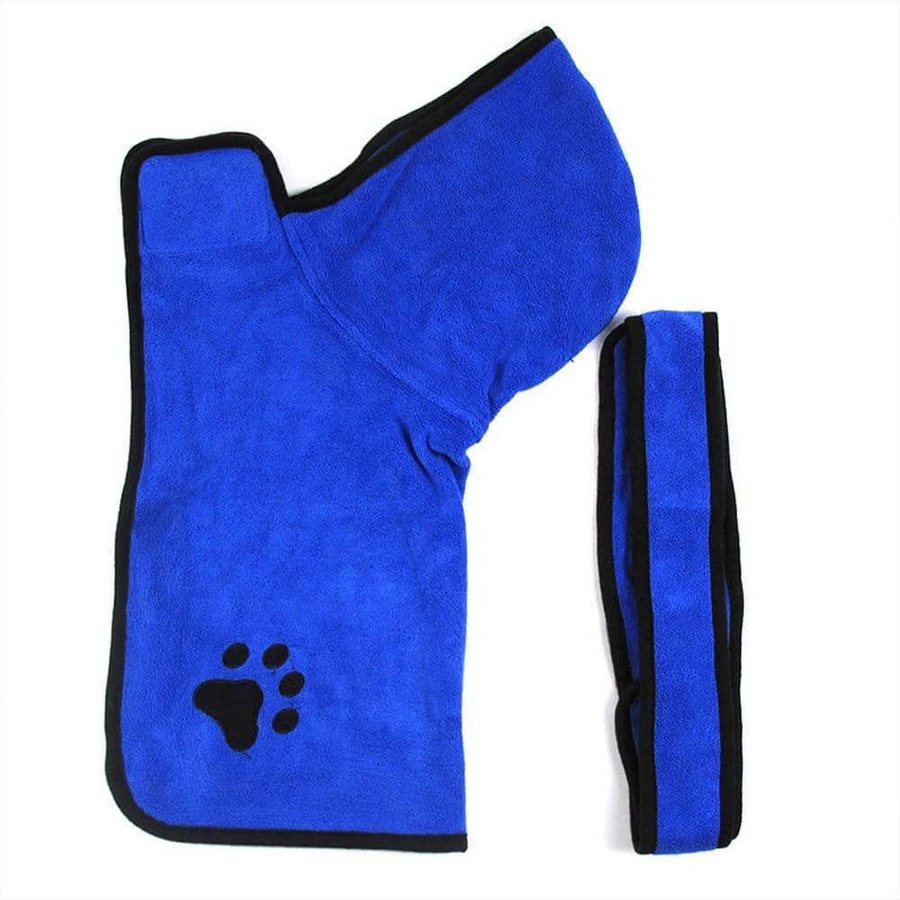 Fur King - Dog Drying Jacket Robe Towel-3