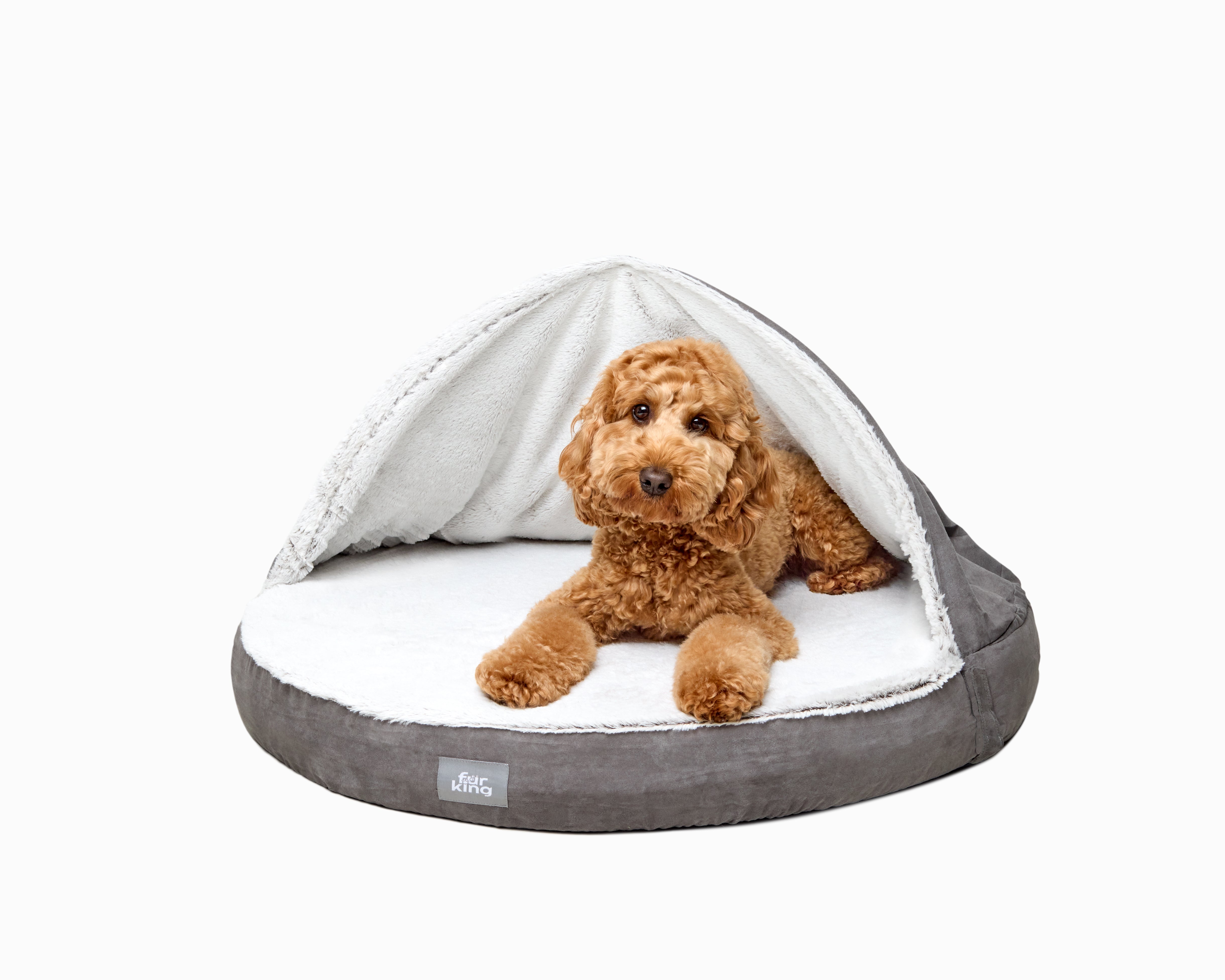 Fur King Ultimate Orthopaedic Dog Cave Bed-1