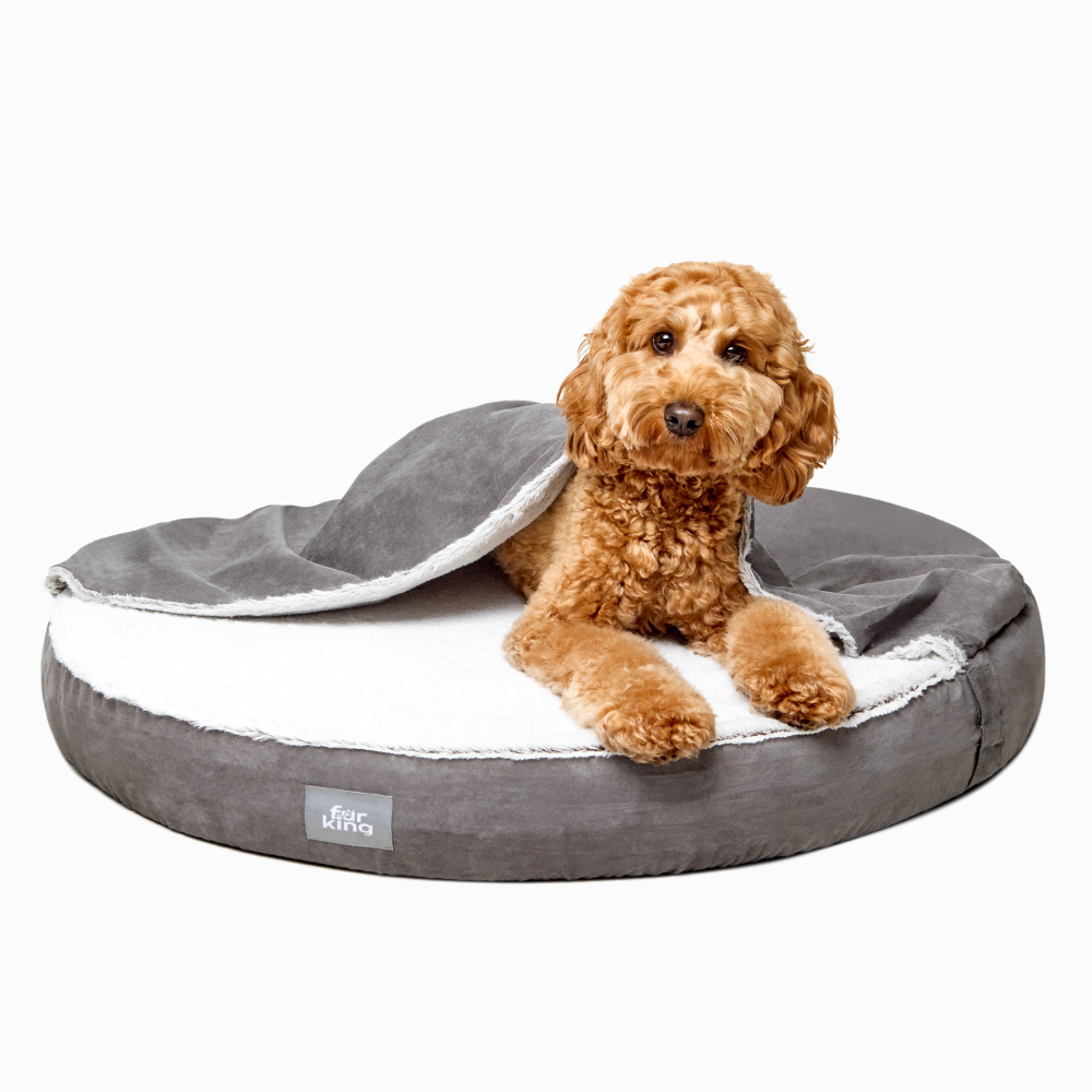 Fur King Ultimate Orthopaedic Dog Cave Bed-0