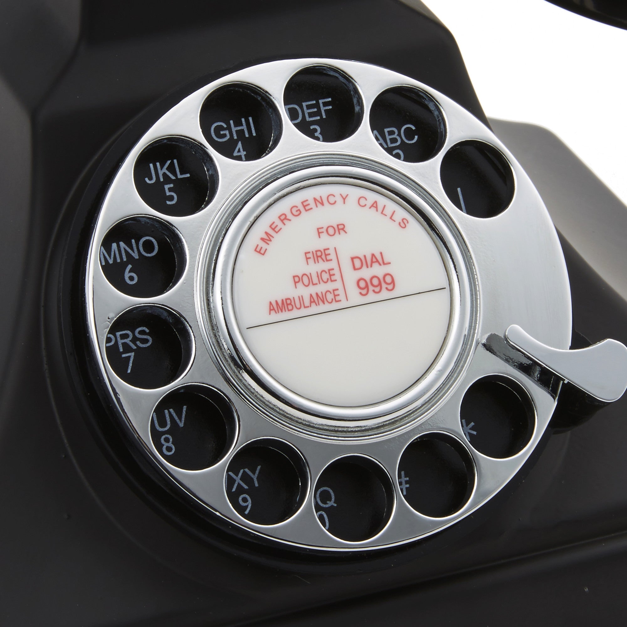 GPO Retro 200 Rotary Telephone - Black-1