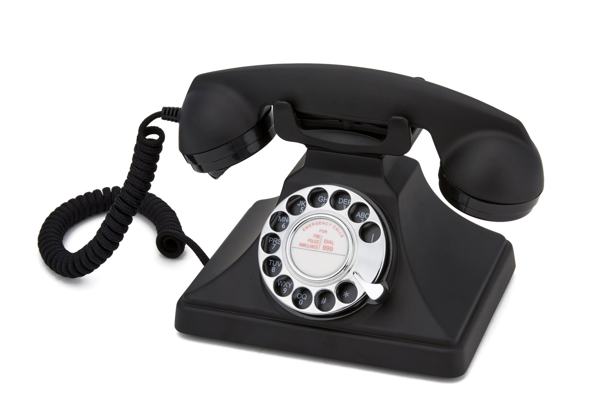 GPO Retro 200 Rotary Telephone - Black-2