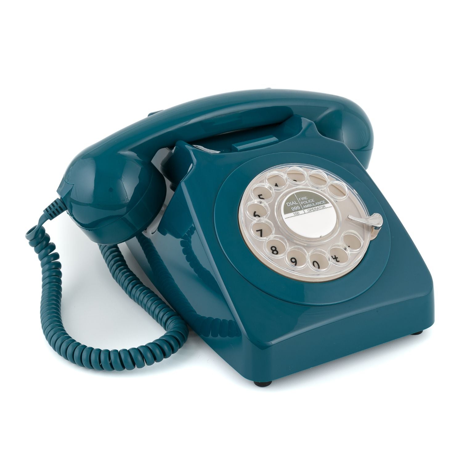GPO Retro 746 Rotary Telephone - Azure Blue-2