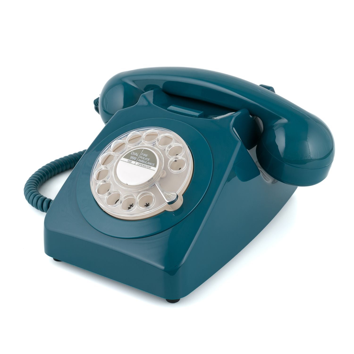 GPO Retro 746 Rotary Telephone - Azure Blue-0