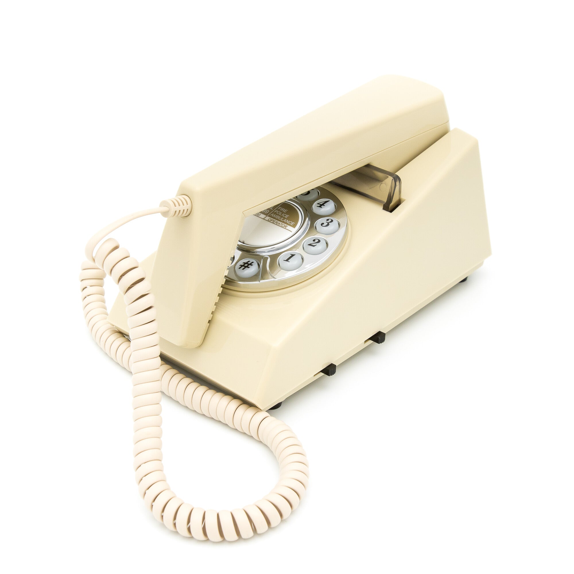 GPO Retro Trim Phone Push Button - Ivory-2