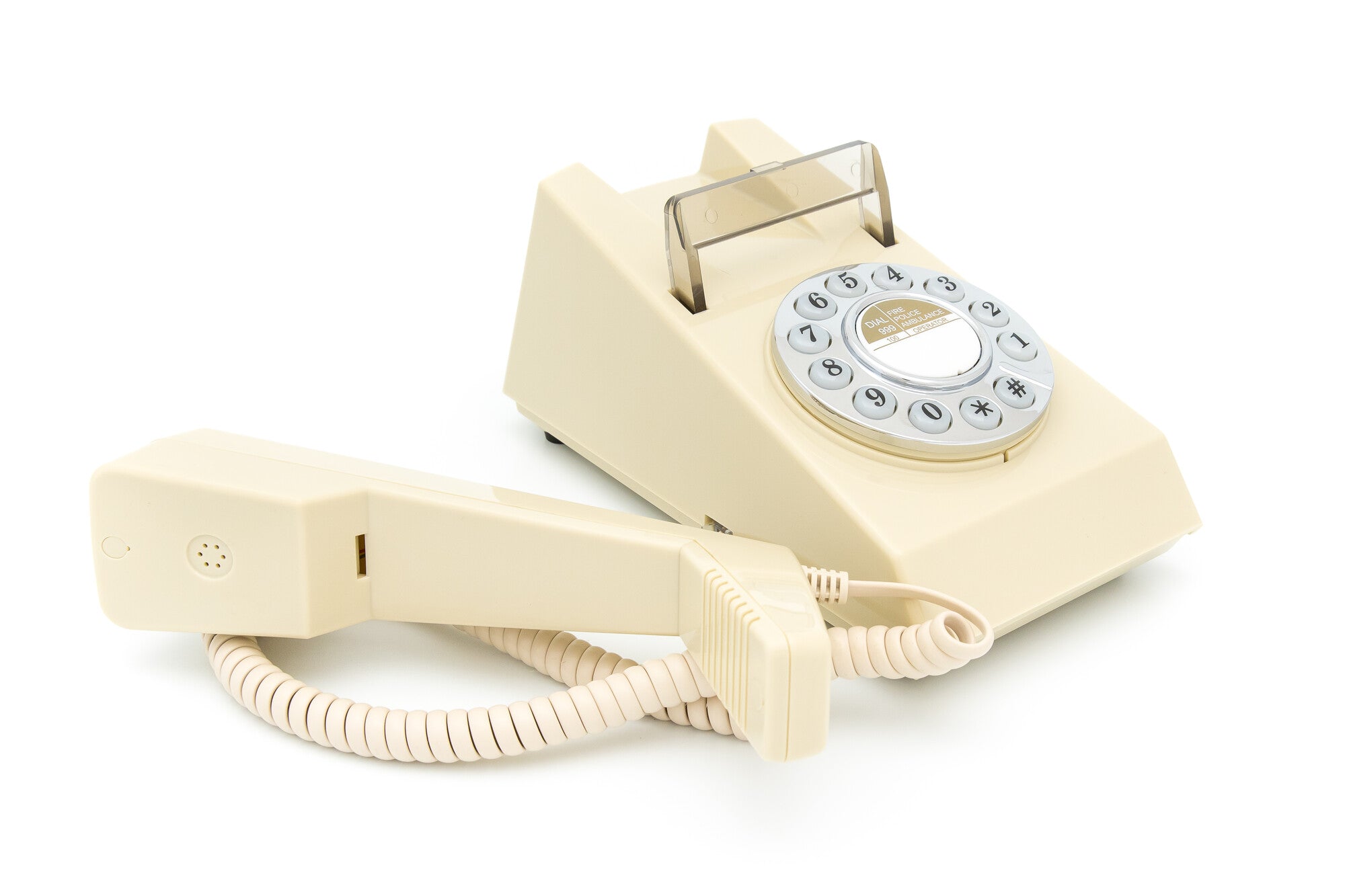 GPO Retro Trim Phone Push Button - Ivory-3