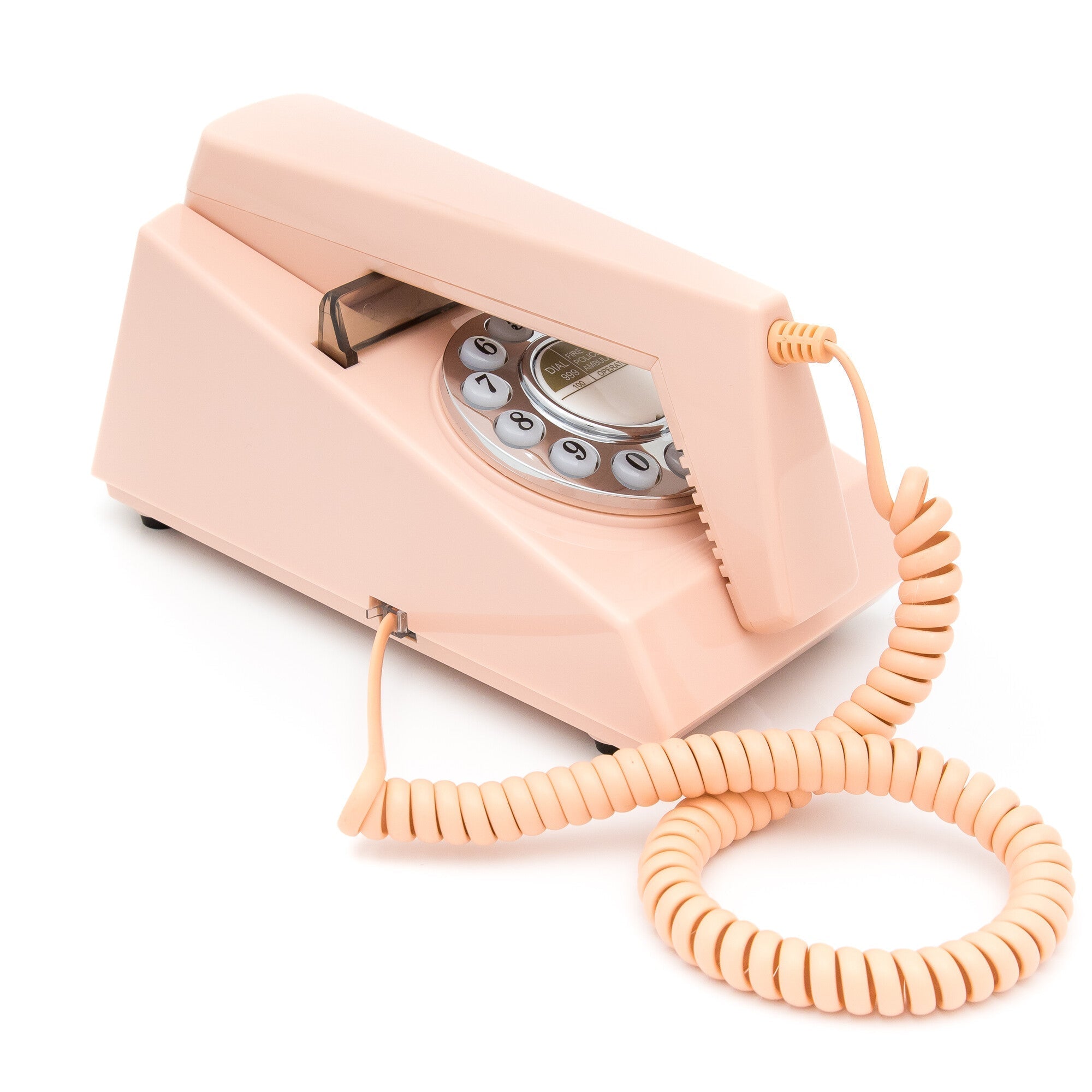 GPO Retro Trim Phone Push Button - Pink-0