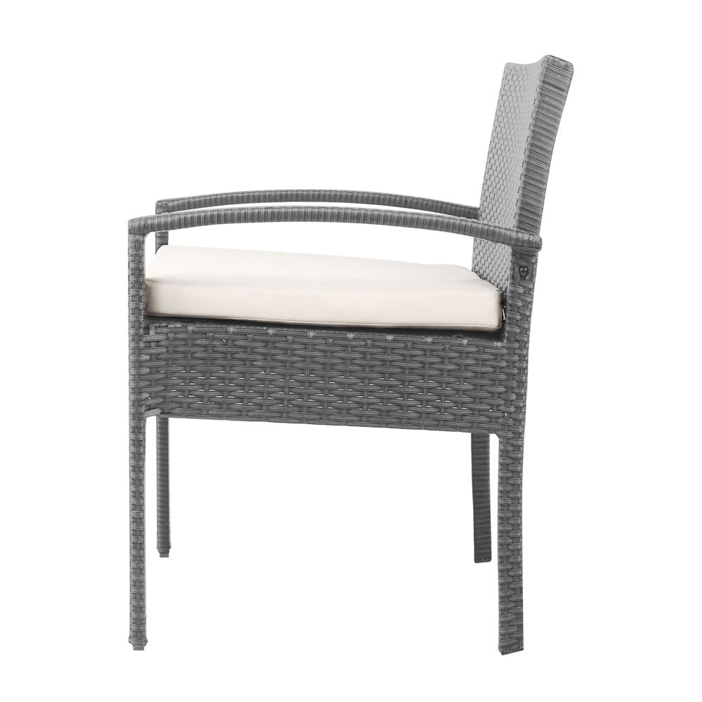 Gardeon 3-piece Outdoor Set - Grey-3