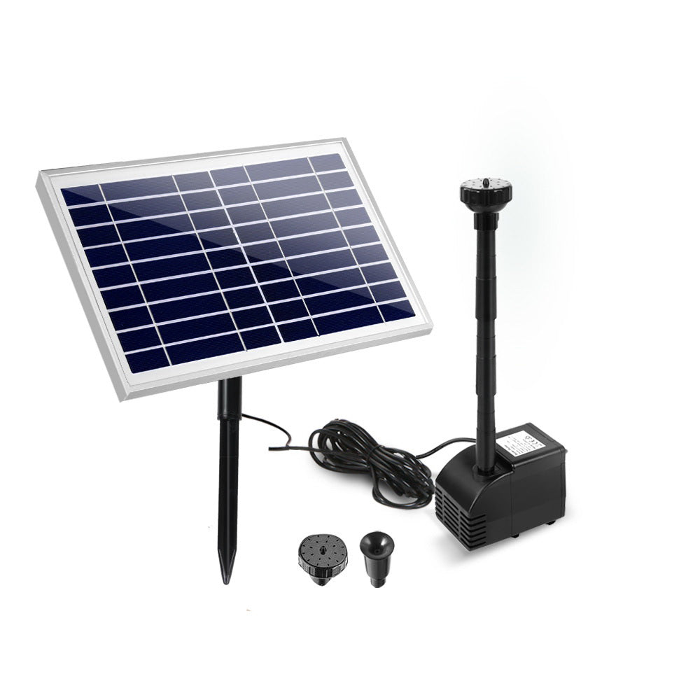 Gardeon Solar Pond Pump Powered Water Fountain Outdoor Submersible Filter 6.6FT-0