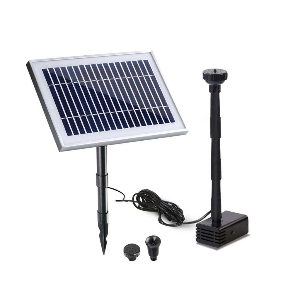 Gardeon Solar Pond Pump Powered Water Outdoor Submersible Fountains Filter 4.6FT-0