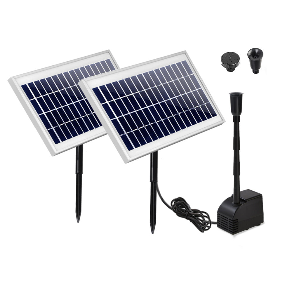 Gardeon Solar Pond Pump Water Fountain Filter Kit Outdoor Submersible Panel-0