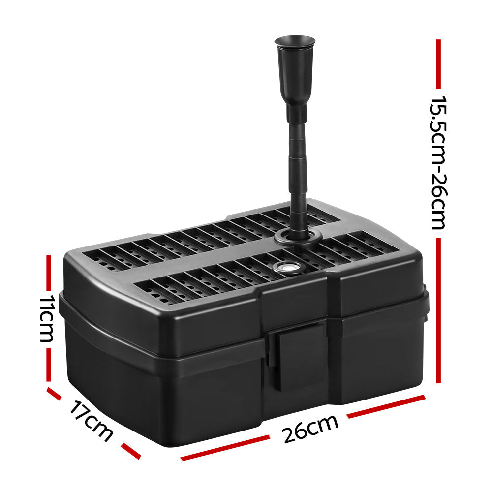 Gardeon Solar Pond Pump with Eco Filter Box Water Fountain Kit 4.6FT-2
