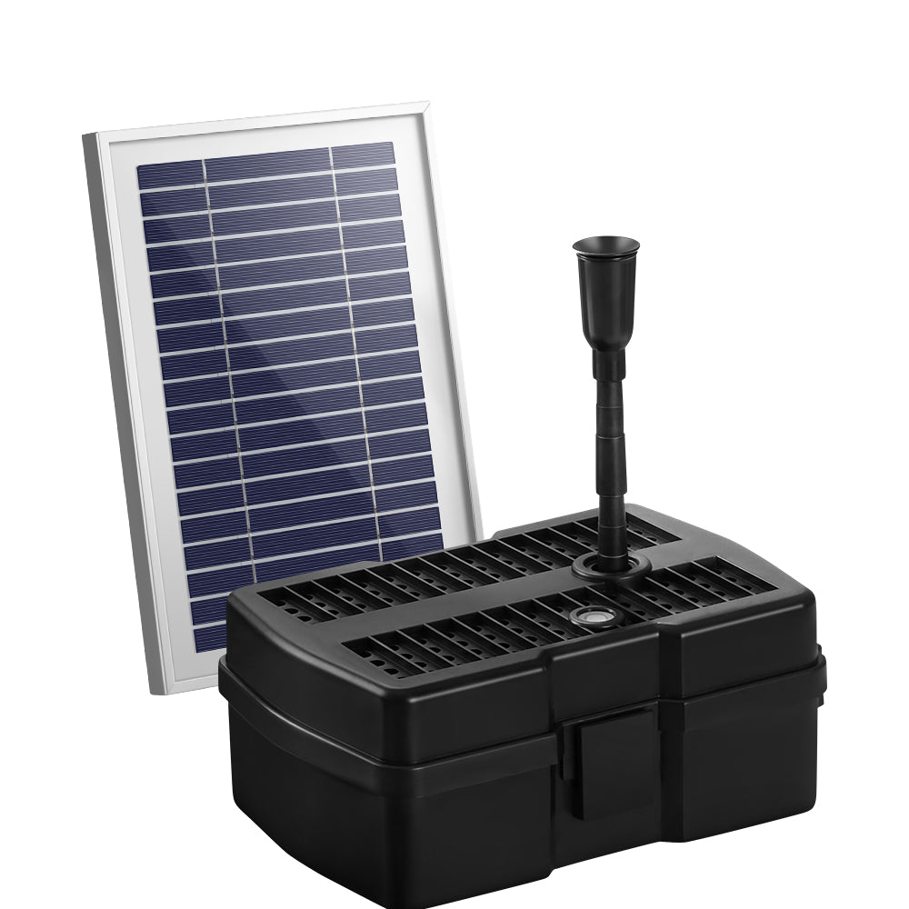 Gardeon Solar Pond Pump with Eco Filter Box Water Fountain Kit 4.6FT-0