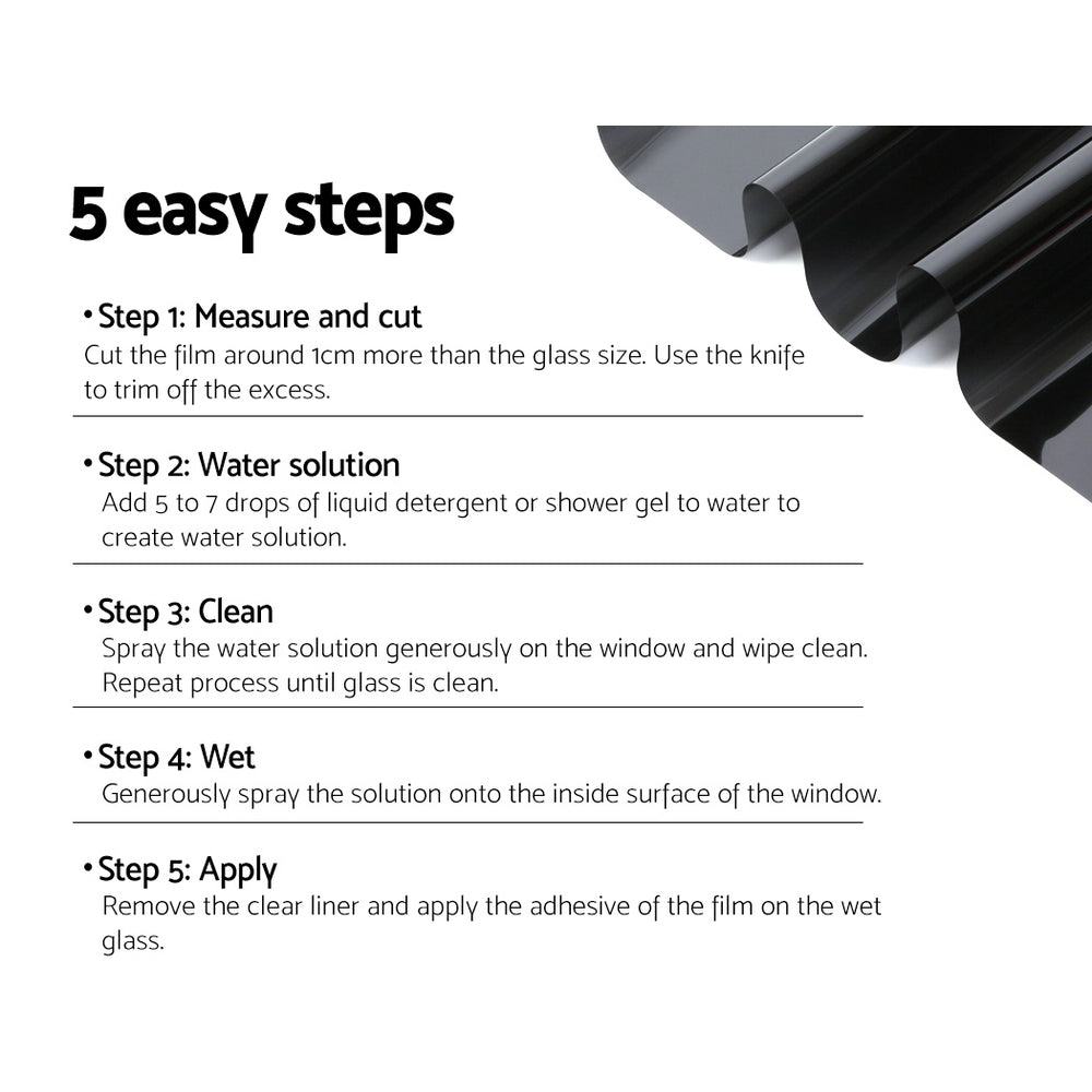 Giantz 15% 30M Window Tinting Kit-5