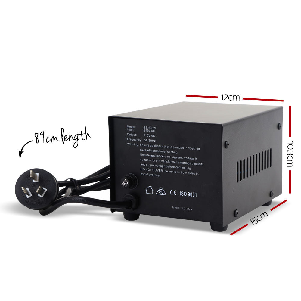 Giantz 200 Watt Step Down Transformer-1
