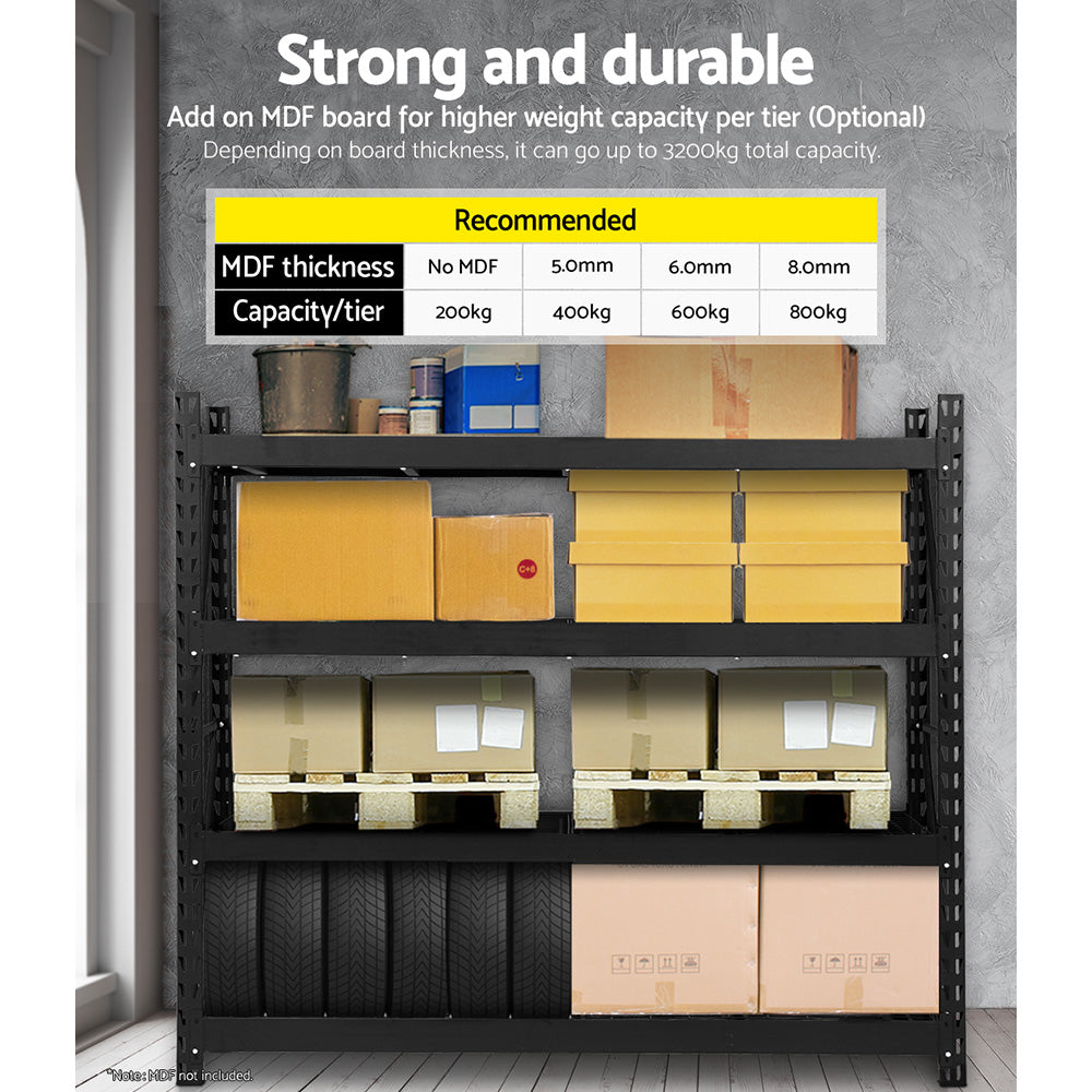 Giantz 4MX2M Garage Shelving Warehouse Rack Pallet Racking Storage Steel-3